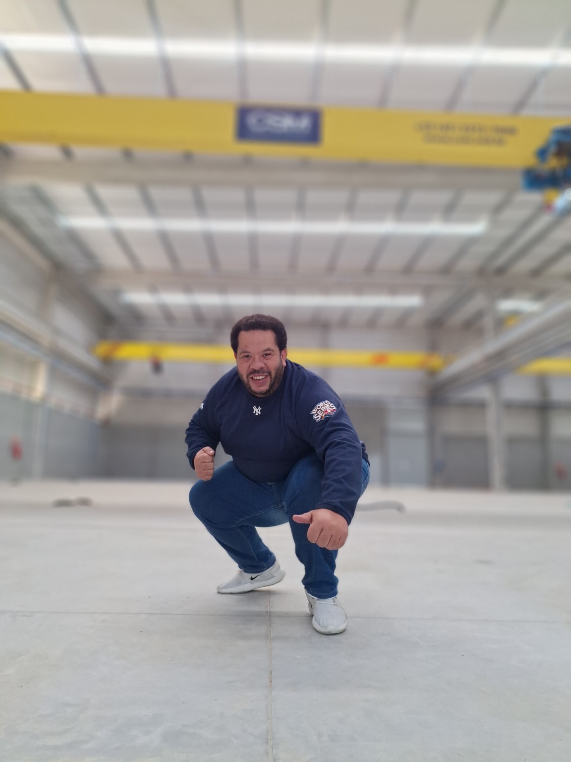 Freire in an industrial setting